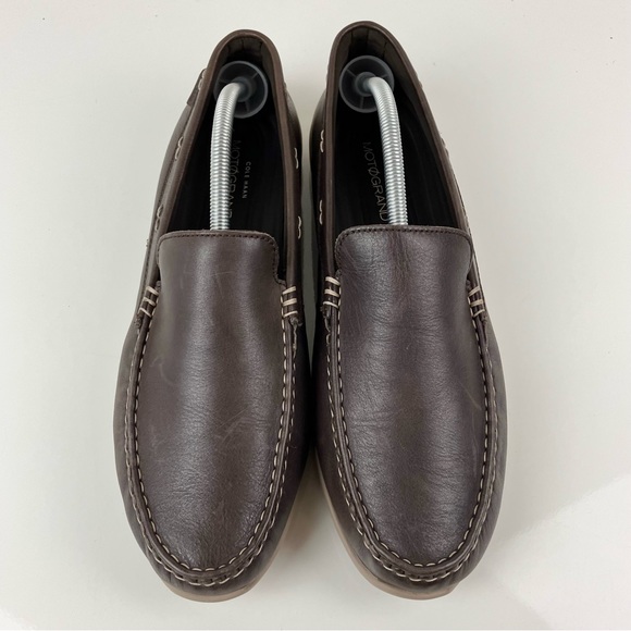 Cole Haan Men’s Size 12.0 M Motogrand Brown Leather Slip On Driving Loafers main image 10